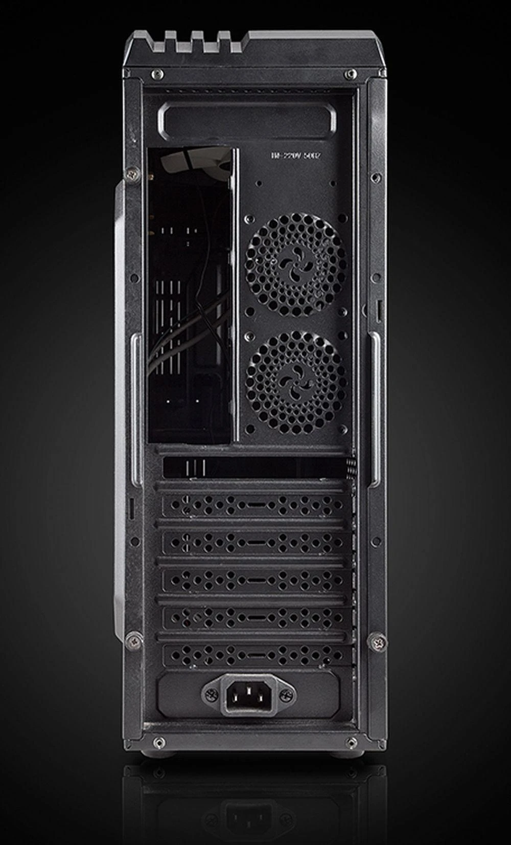 CHIEFTEC UE-02B Minitower Juodas, komplekte 2 x USB 3.0