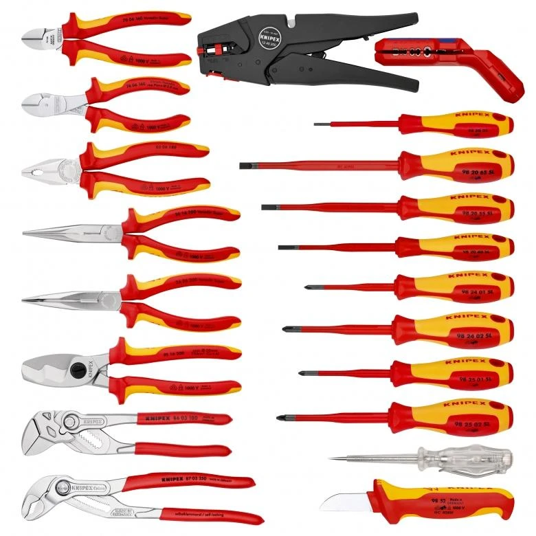 Įrankių komplektas Knipex 002120; 20 vnt.