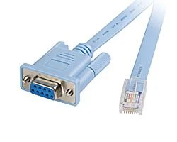 „Cisco“ konsolės kabelis 6 pėdų su RJ45 – DB9F (CAB-Žaidimų konsolė-RJ45 =)