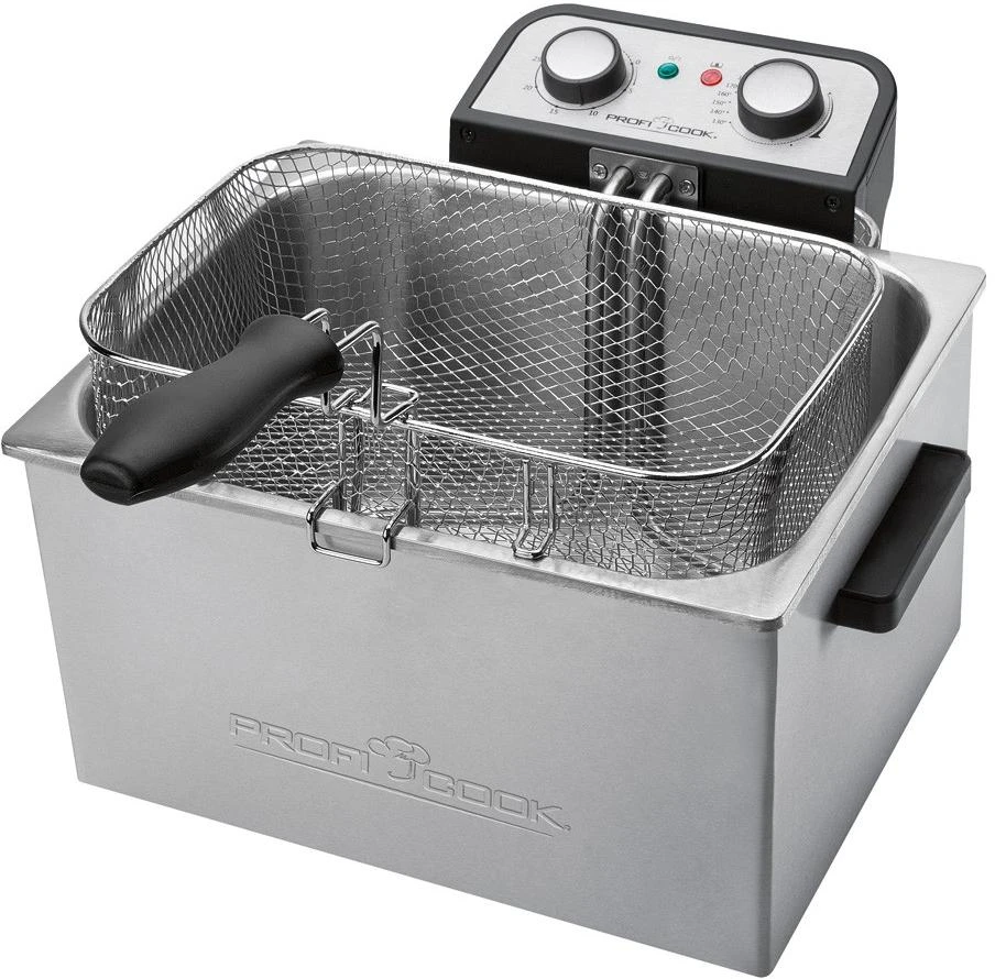 Gruzdintuvė Clatronic ProfiCook PC-FR 1038 dviguba atskira 3000 W Sidabrinė
