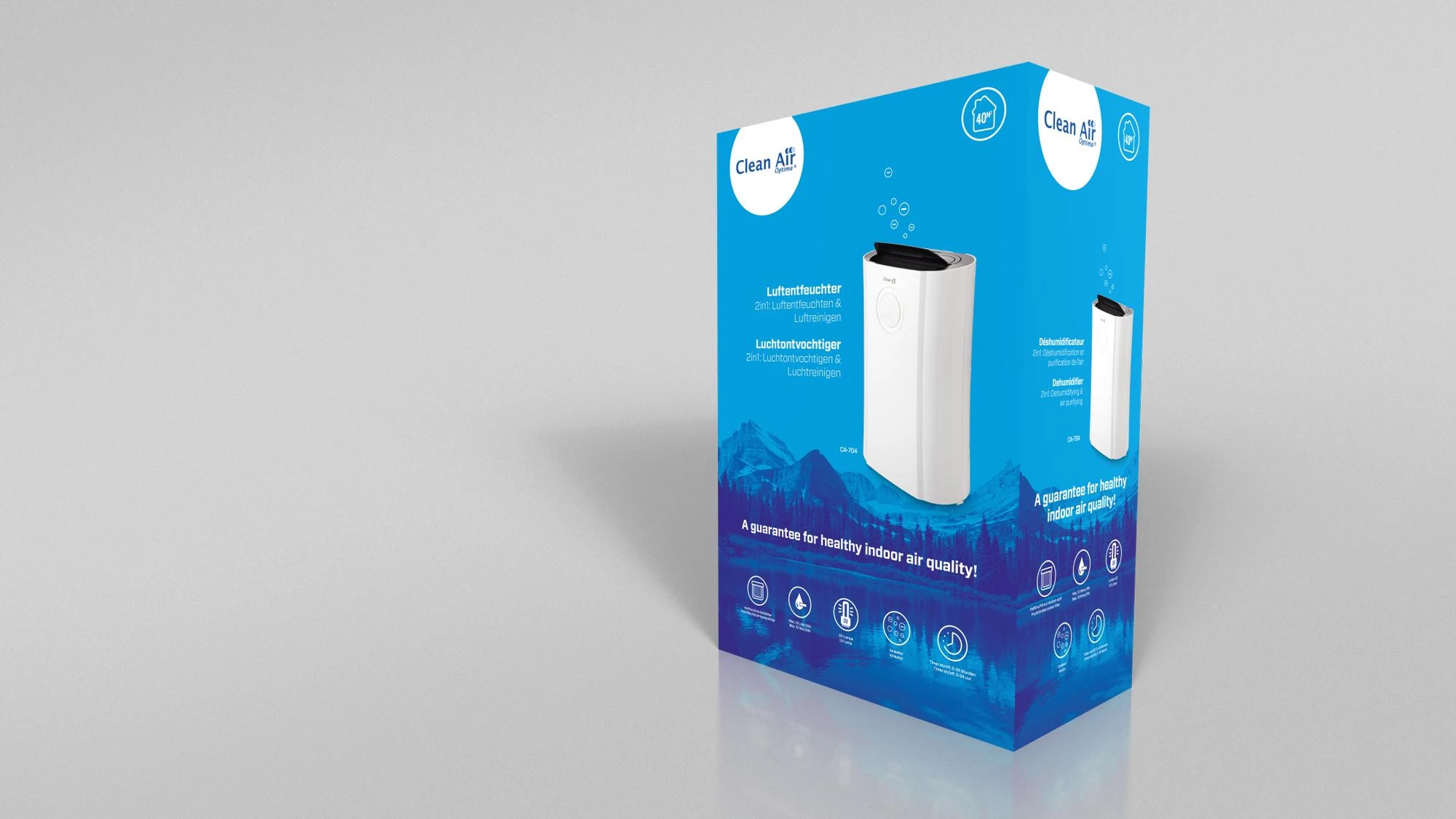 Clean Air Optima Oro sausintuvas - valytuvas Clean Air CA-704