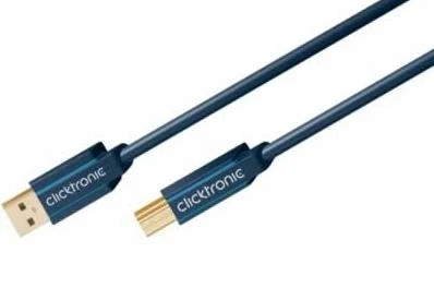 Clicktronic USB-A laidas – 1,8 m tamsiai mėlynas (JAB-1404730)