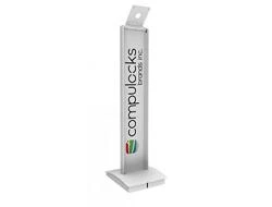 Stojak Maclocks Compulocks Compulocks VESA Brandable Floor Stand Baltas, Planšetė/UMPC, Passive holder, Indoor, Baltas