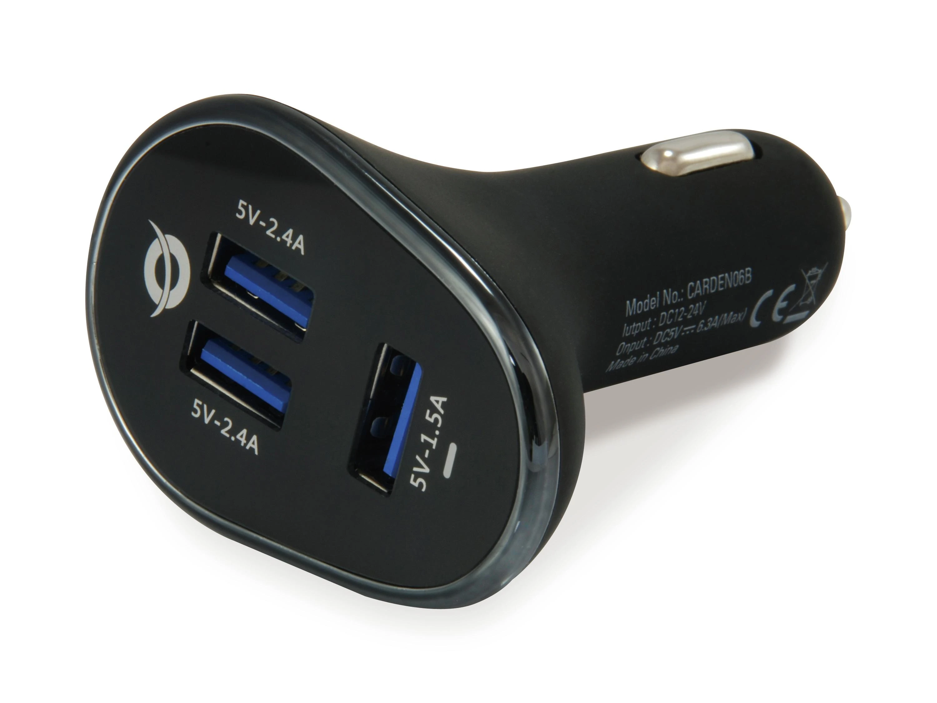 Įkroviklis Conceptronic CARDEN06B 3x USB-A 6.3 A (CARDEN06B)