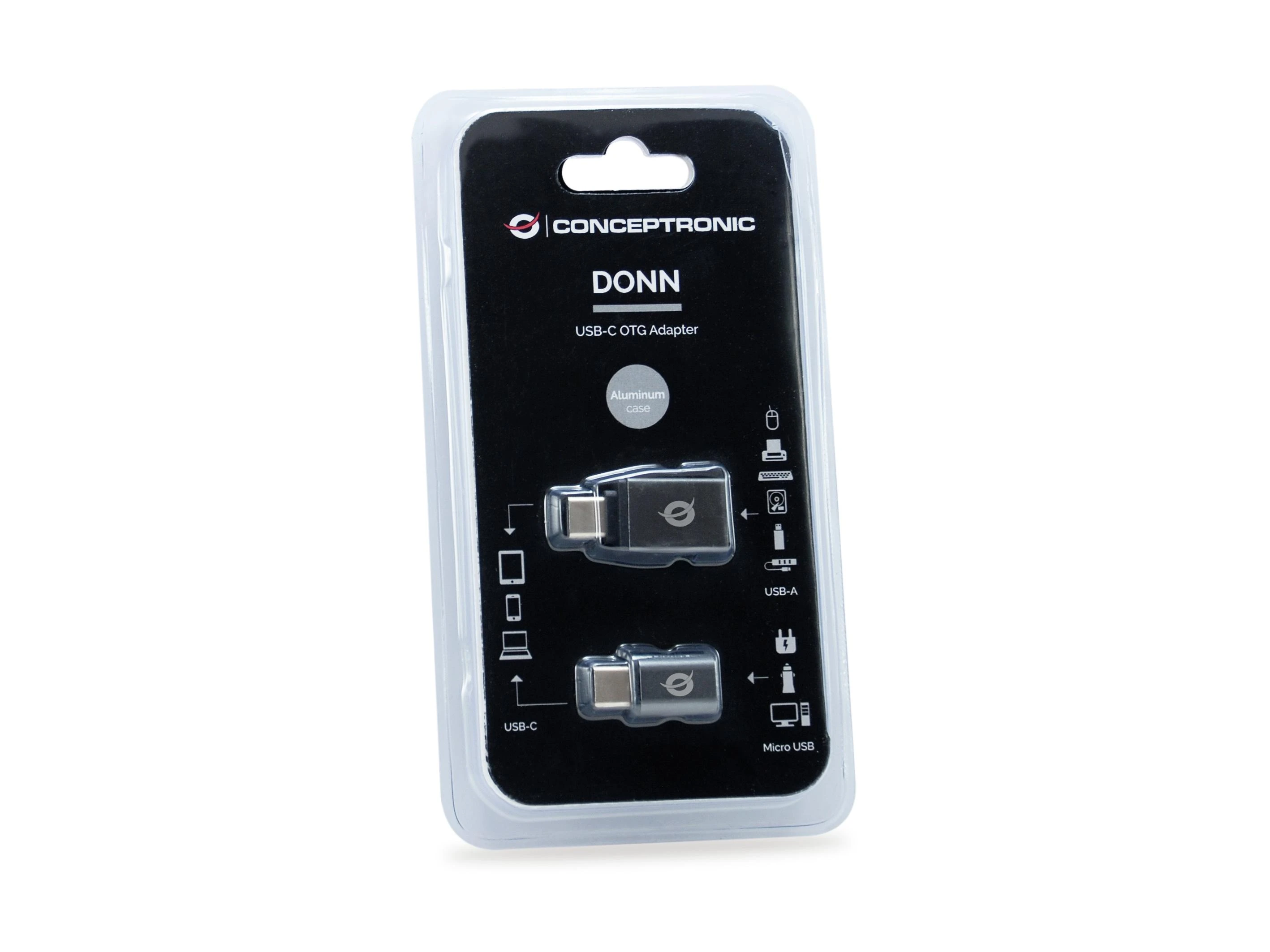Conceptronic USB-C į USB adapteriai pakuotėje