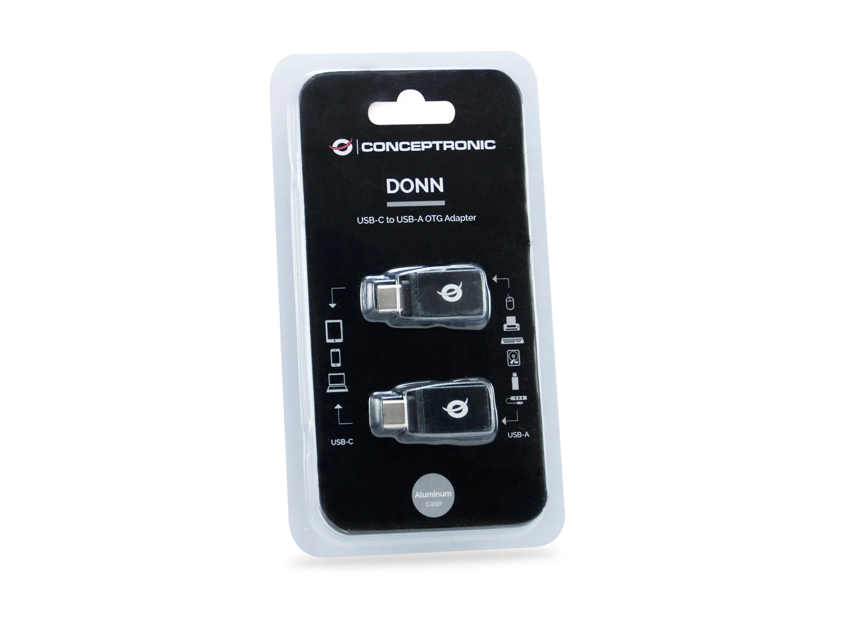 Conceptronic USB-C į USB-A adapterių pakuotė