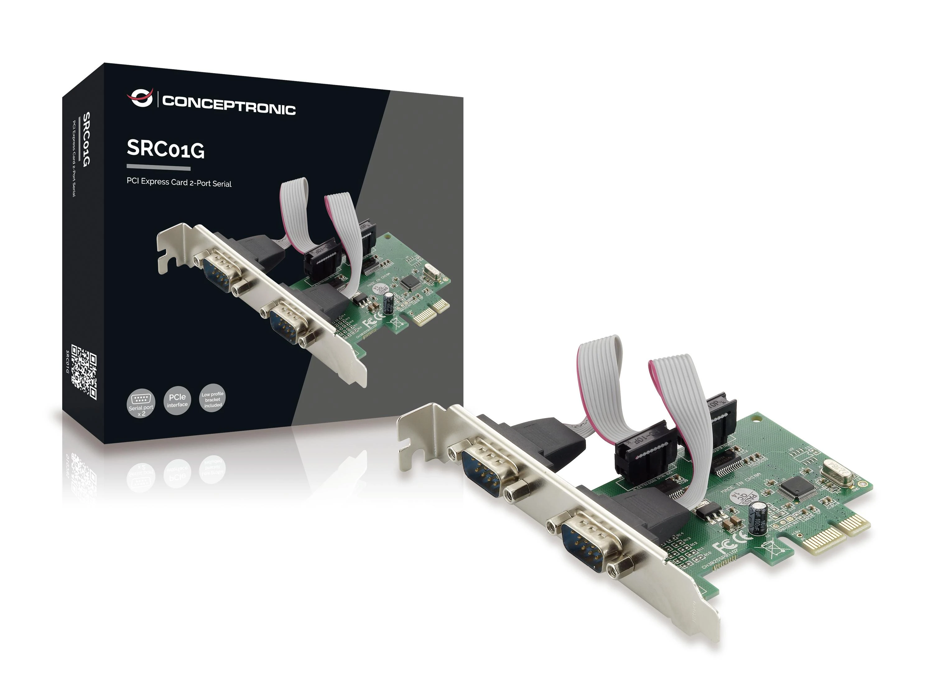 Kontroler Conceptronic CONCEPTRONIC PCI Express 2 prievadų nuoseklioji sąsaja