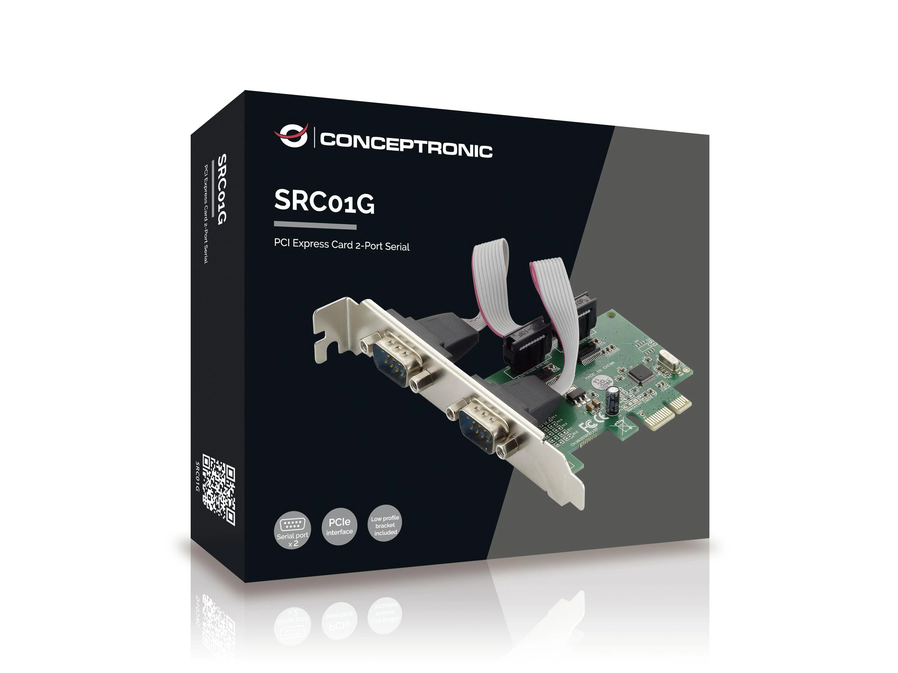 Kontroler Conceptronic CONCEPTRONIC PCI Express 2 prievadų nuoseklioji sąsaja