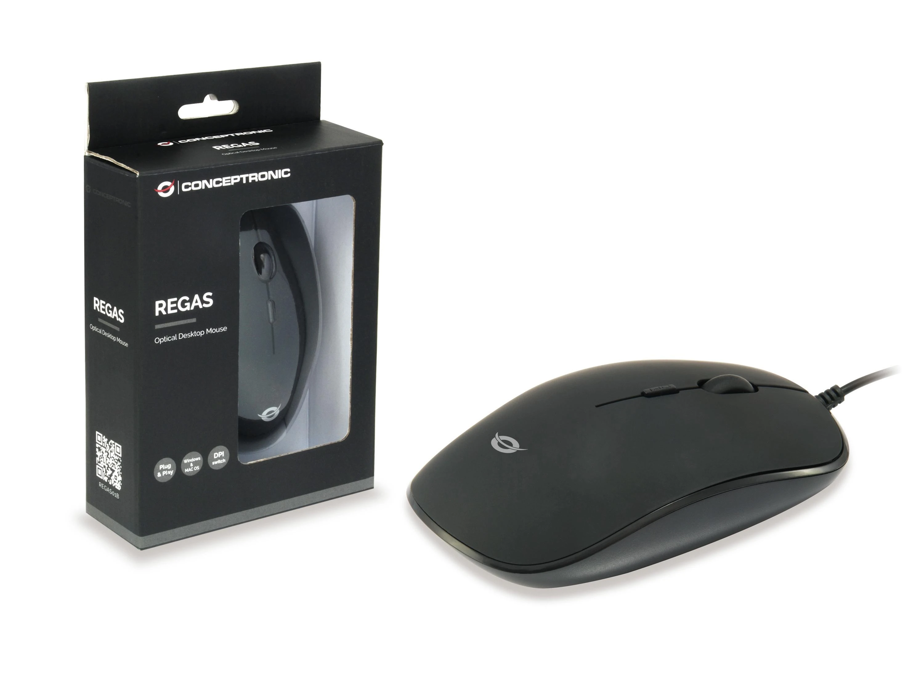CONCEPTRONIC Optinė Desktop Pelė juoda
