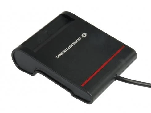 Klaviatūra „Conceptronic Smart ID“ kortelių skaitytuvas USB 2.0 (SCR01B)