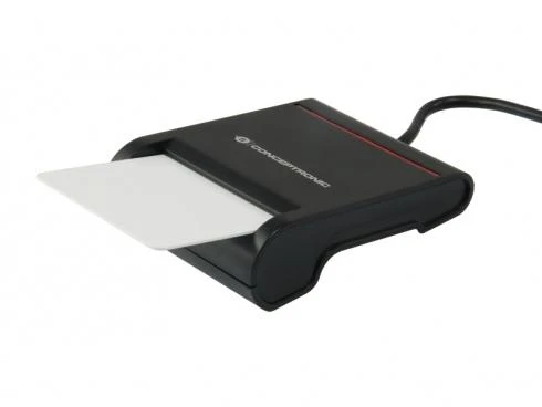 Klaviatūra „Conceptronic Smart ID“ kortelių skaitytuvas USB 2.0 (SCR01B)