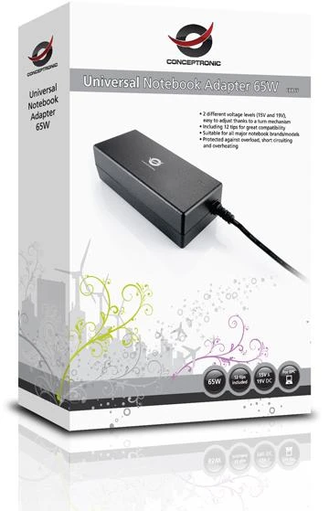 Conceptronic 65W įkroviklio pakuotė