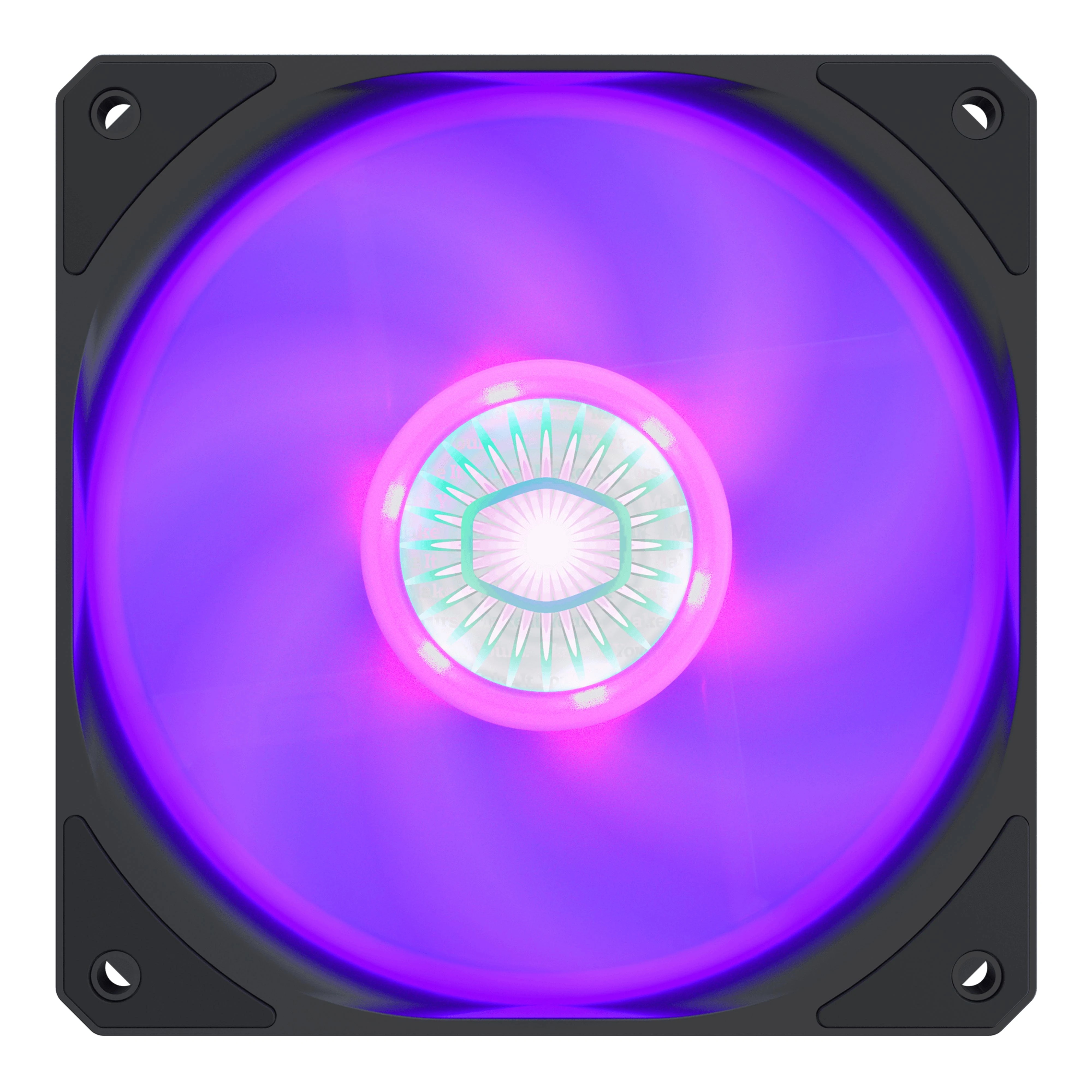 Cooler Master Sickleflow ventiliatorius su violetiniu RGB apšvietimu