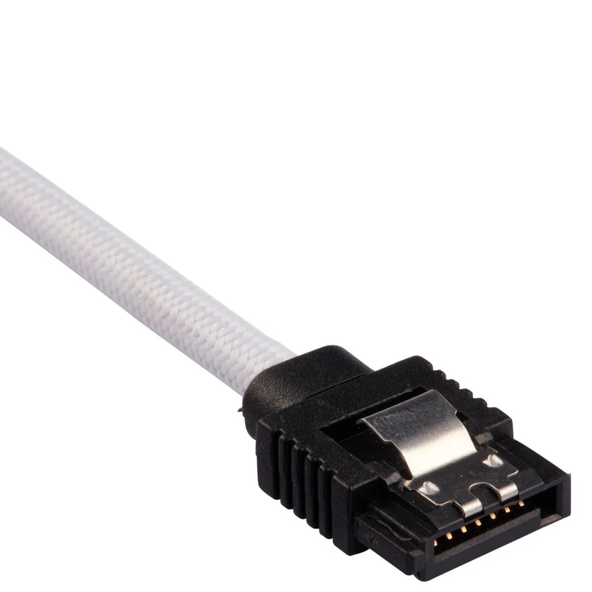 „Corsair Premium SATA“ kabelis su įdėklu, baltas 30 cm, 2 vnt. pakuotėje
