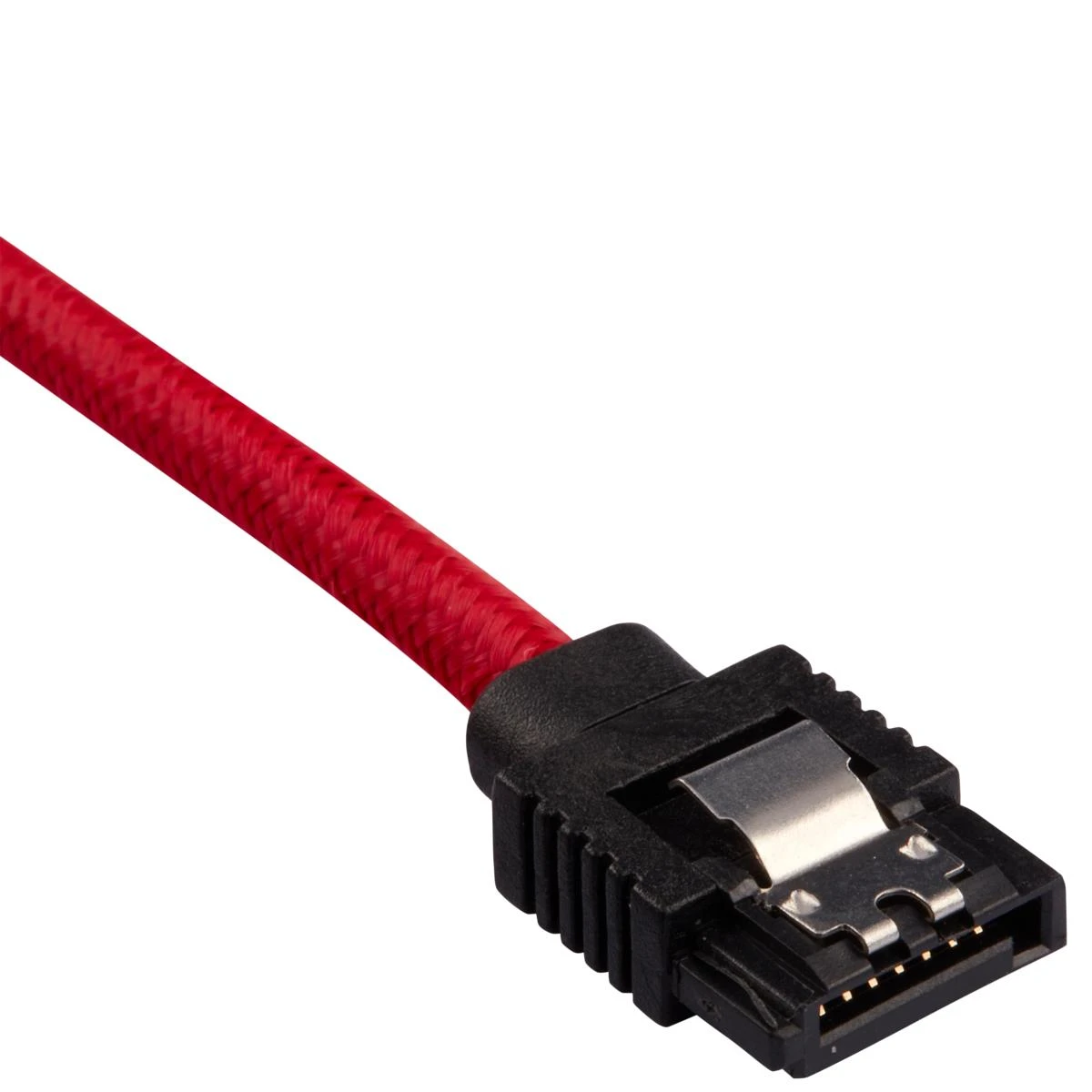 „Corsair Premium“ SATA kabelis su įmautėle, raudonas, 30 cm, 2 vnt. pakuotėje