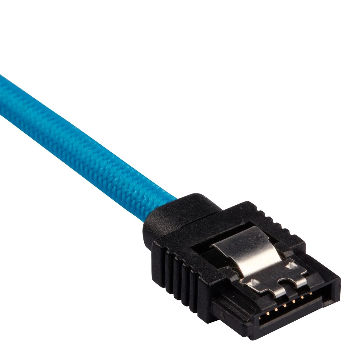 Corsair Premium Sleeved SATA Cable, mėlynas 30cm – 2 pack