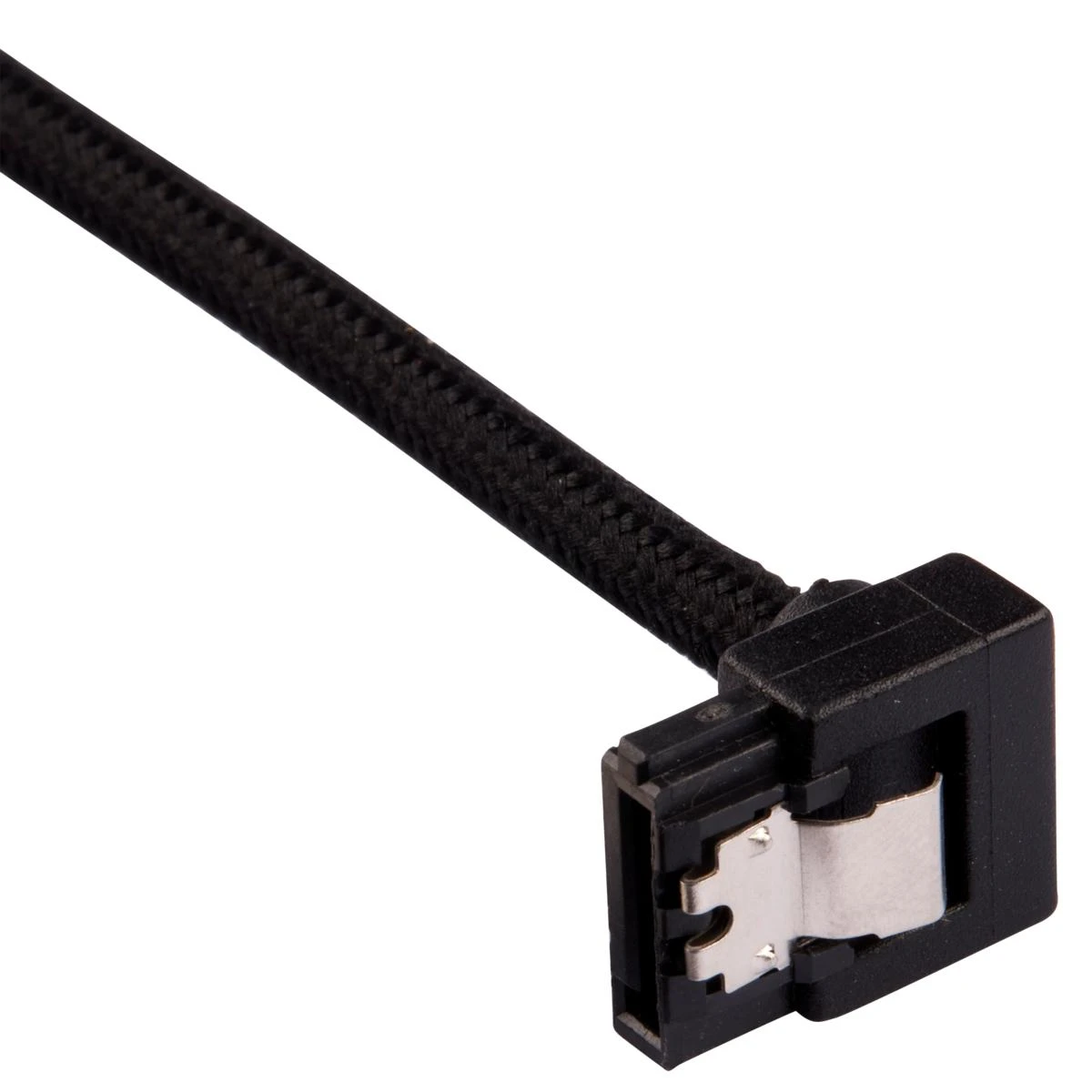 „Corsair Premium SATA“ kampinis kabelis, juodas 30 cm, 2 vnt. pakuotėje