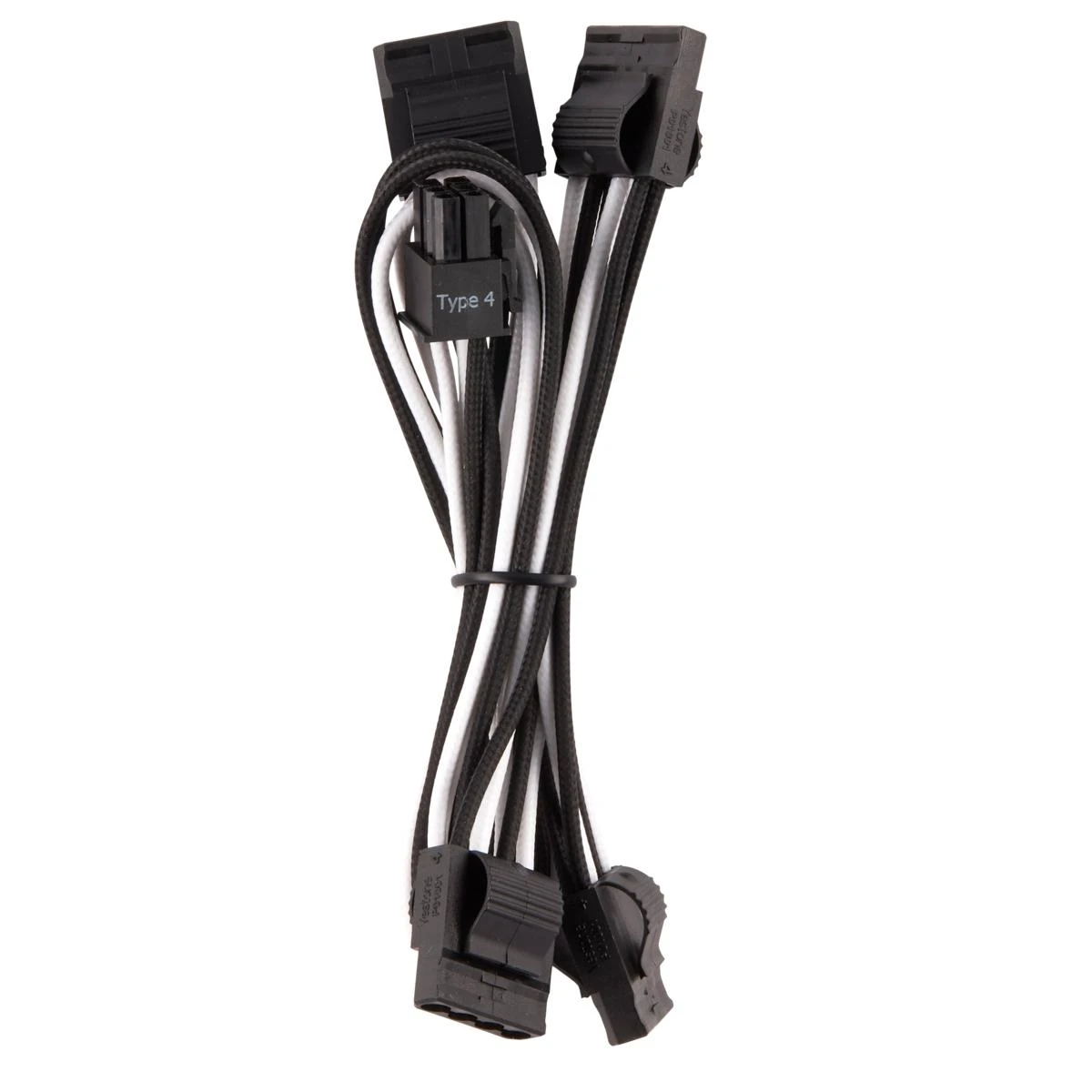 Corsair Premium Pro Sleeved Cable Set (Gen 4) – baltas/juodas