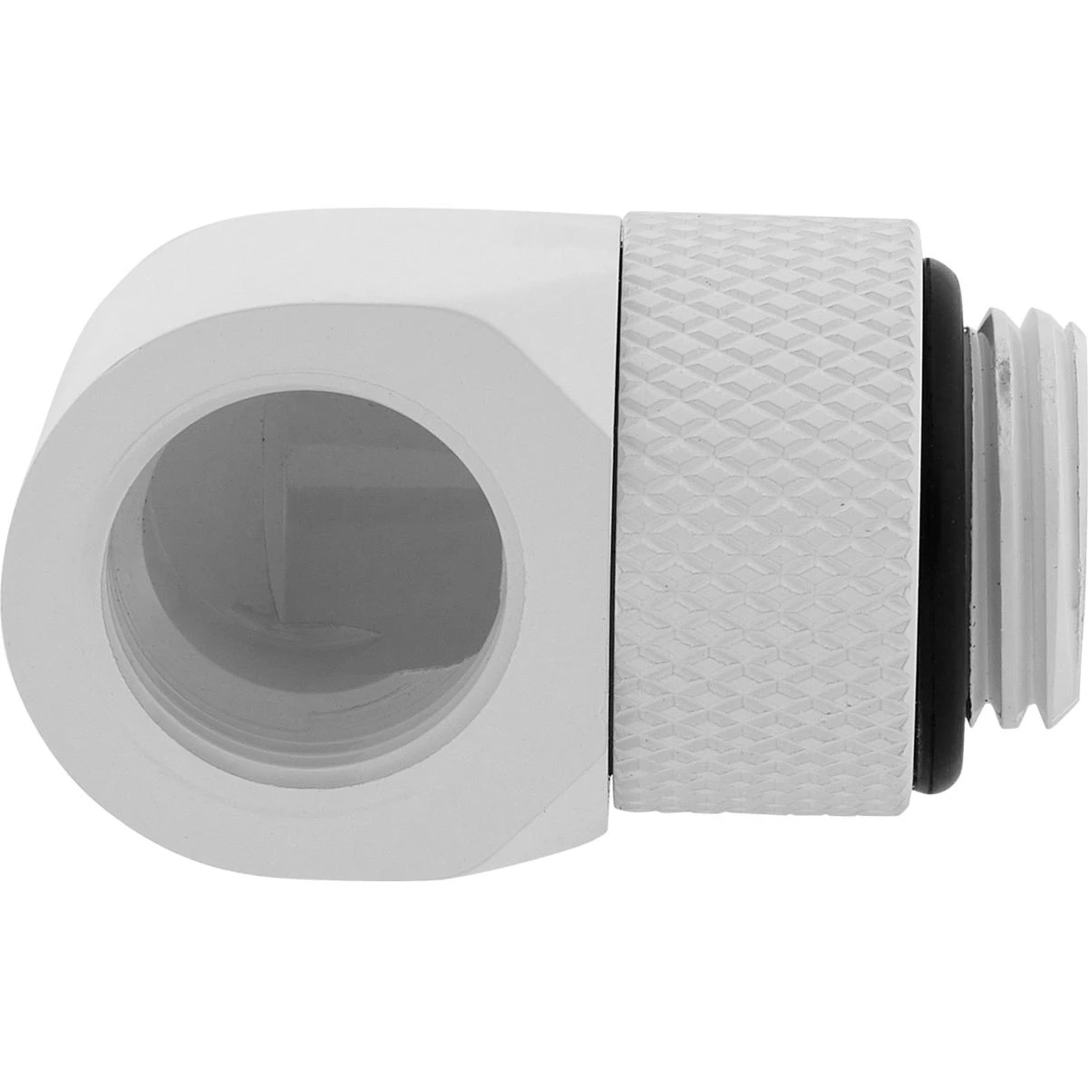 Corsair Hydro X pasukamas 90 laipsnių adapteris, baltas