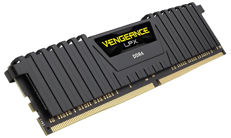 CORSAIR 32GB RAM rinkinys 2x16GB DDR4 3000MHz 2x288Dimm nebuferizuota 16-20-20-38 Vengeance LPX Juodas šilumos paskirstytojas 1,35V XMP2.0