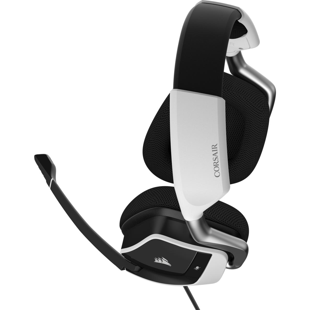 Žaidimų ausinės Corsair VOID RGB ELITE USB 7.1 erdvinis garsas White |  Varle.lt