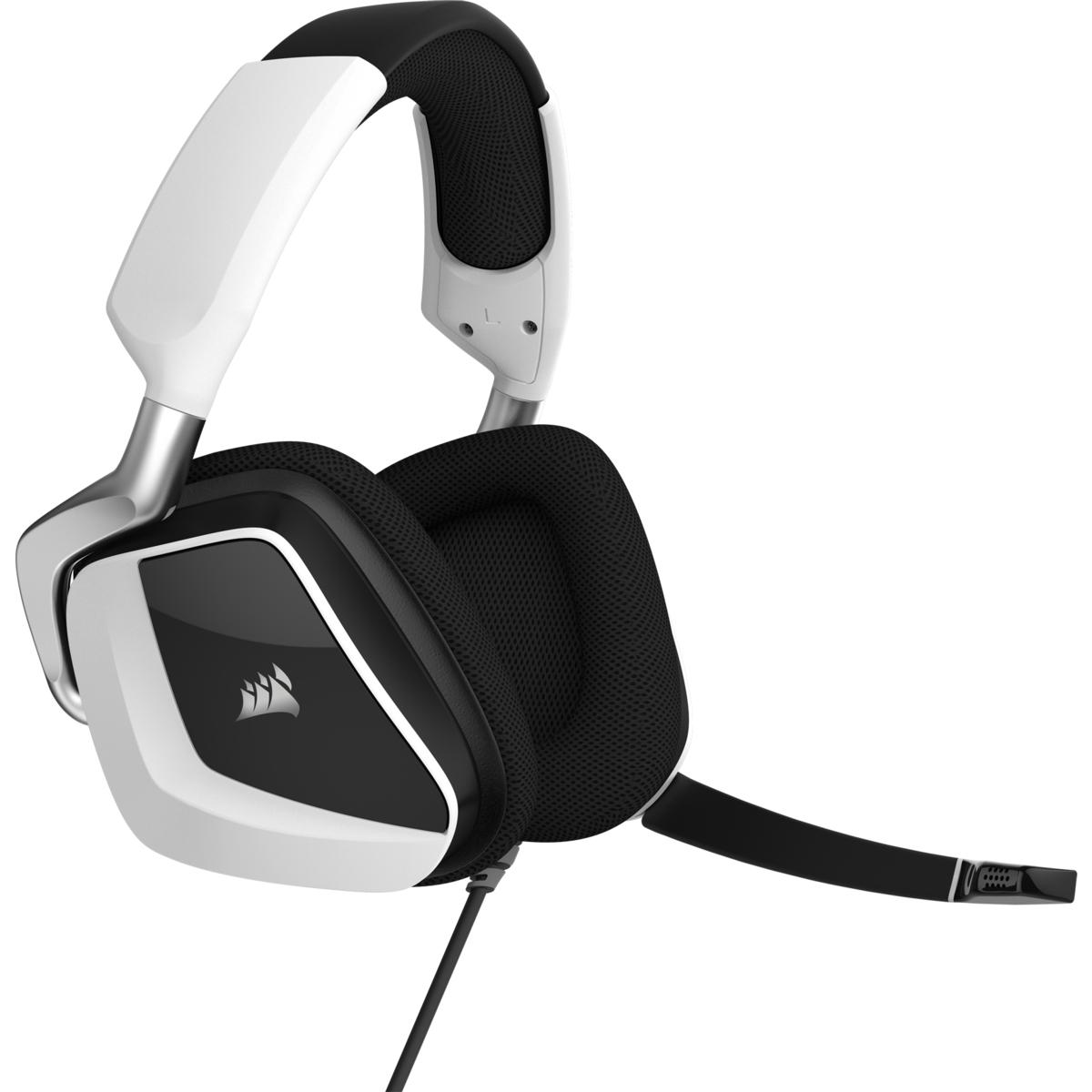Žaidimų ausinės Corsair VOID RGB ELITE USB 7.1 erdvinis garsas White |  Varle.lt