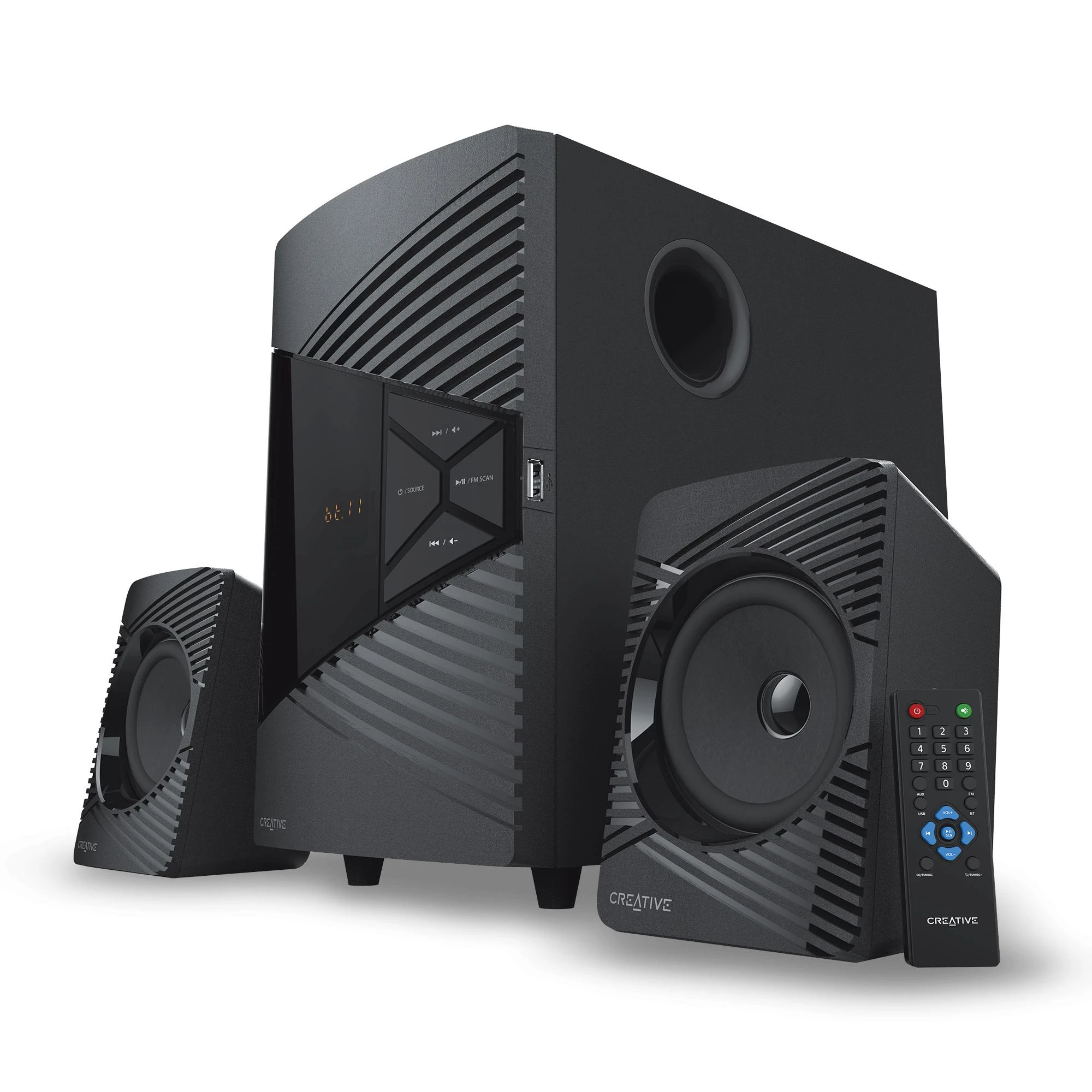 Kompiuterio kolonėlės Creative belaidės kolonėlės 2.1 SBS E2500 juodas Bluetooth 5.0