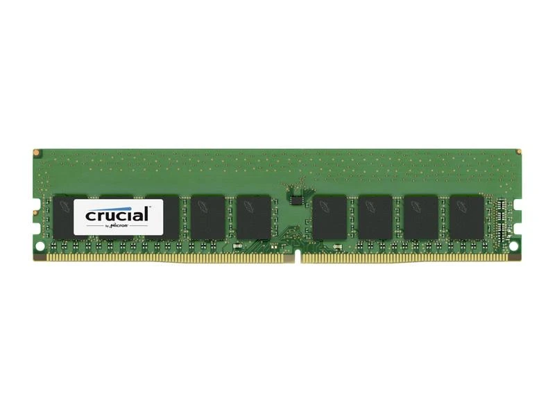 RAM „Crucial“ 8 GB, DDR4, 2400 MHz, kompiuteris / serveris, registracijos numeris, ECC Nr.