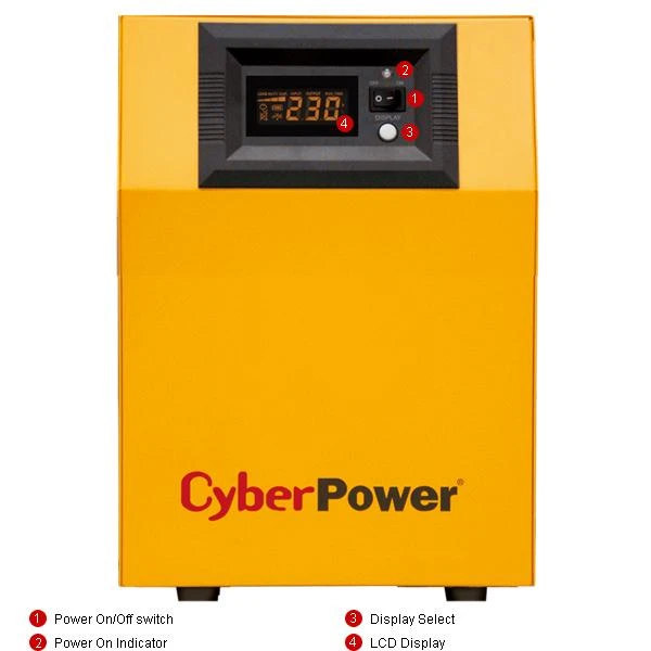 CyberPower EPS CPS1500PIE DE (2) Schuko + (1) gnybtų blokas