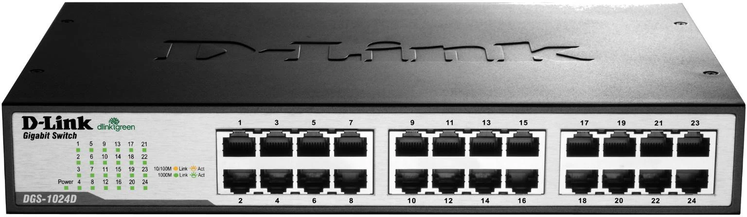 Šakotuvas D-Link DGS-1024D Ne-valdomas
