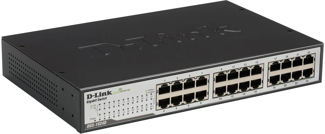 Šakotuvas D-Link DGS-1024D Ne-valdomas