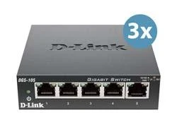 Šakotuvas D-Link DLINK DGS-105/E 5 prievadų Gigabit jungiklis