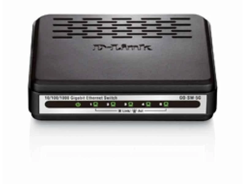 Šakotuvas D-Link GO-SW-5G tinklo komutatorius Ne-valdomas Juoda