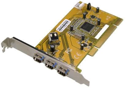 Dawicontrol PCIe x1 valdiklis – 3x FireWire 400 (DC-1394)