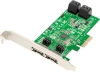 Dawicontrol Kontroler Dwicontrol PCIe 2.0 x2 – 4x SATA 3 + 2x eSATA (DC-624e)