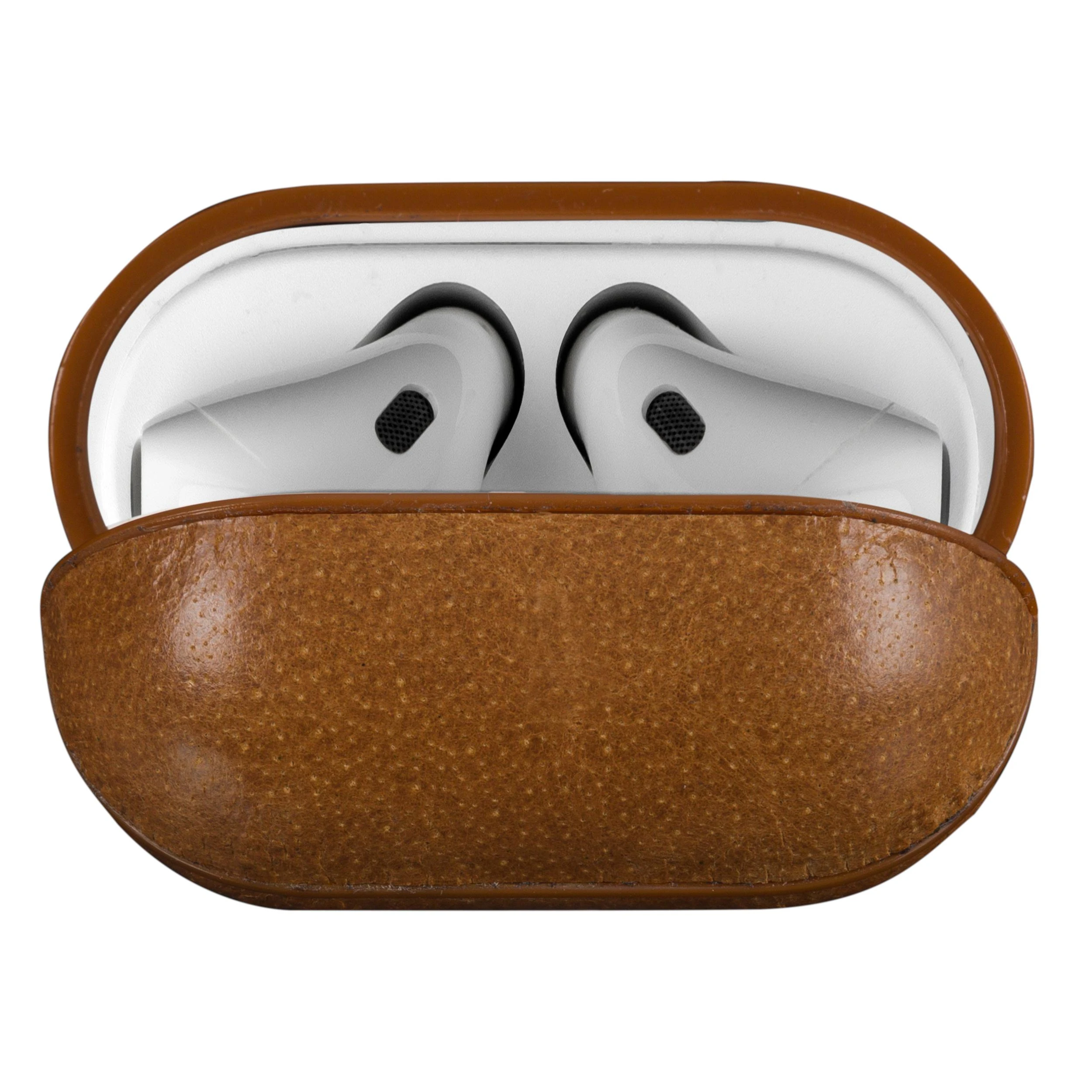 dbramante Dėklas ochronne Copenhagen Leather do AirPods 1/2 ruda