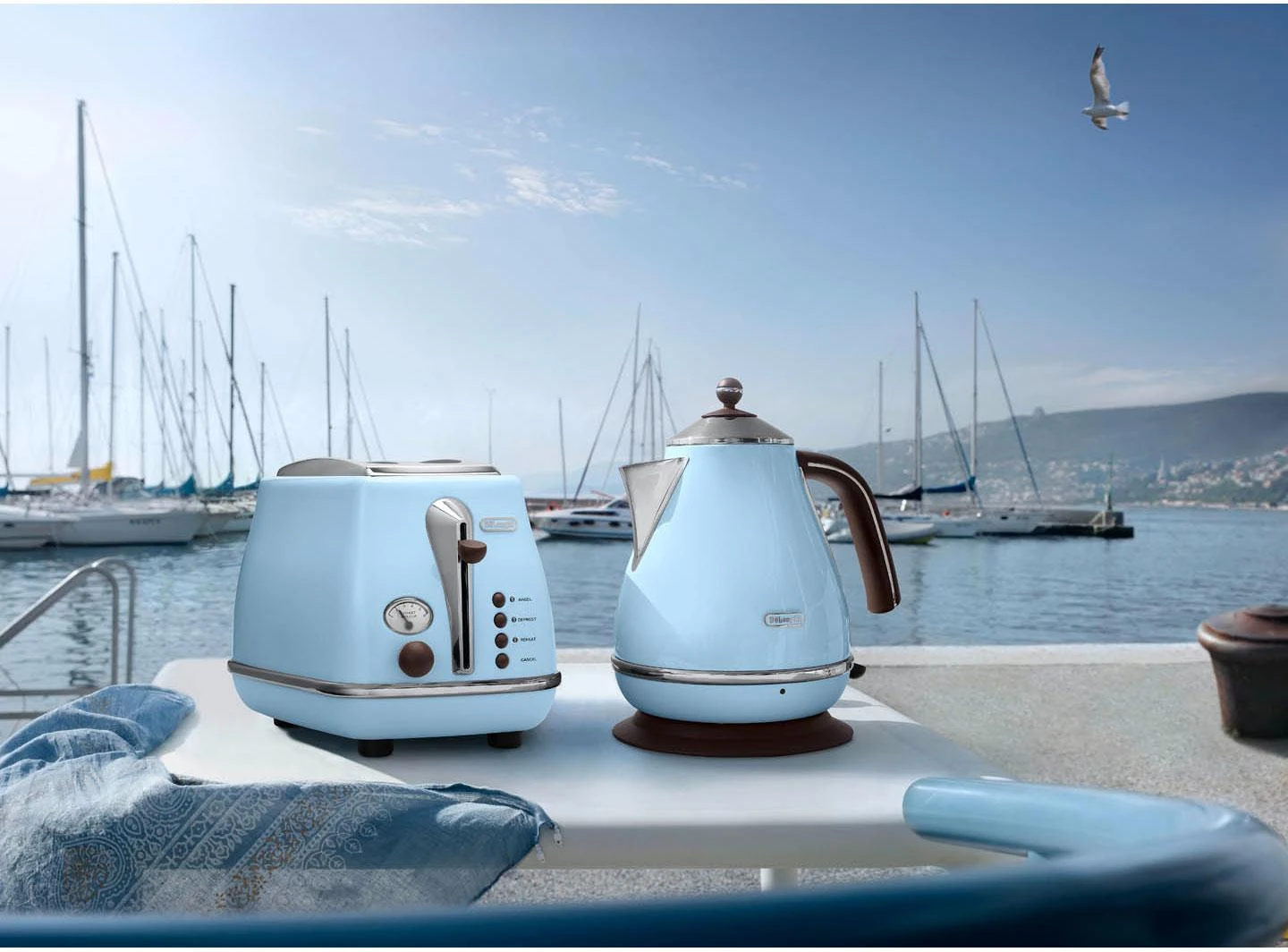 Elektrinis virdulys De’Longhi Icona Vintage KBOV 2001.AZ, 1.7L, 2000W, mėlynas