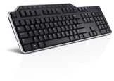 Dell su laidu biznesowa klaviatūra multimedialna usb kb-522, juoda