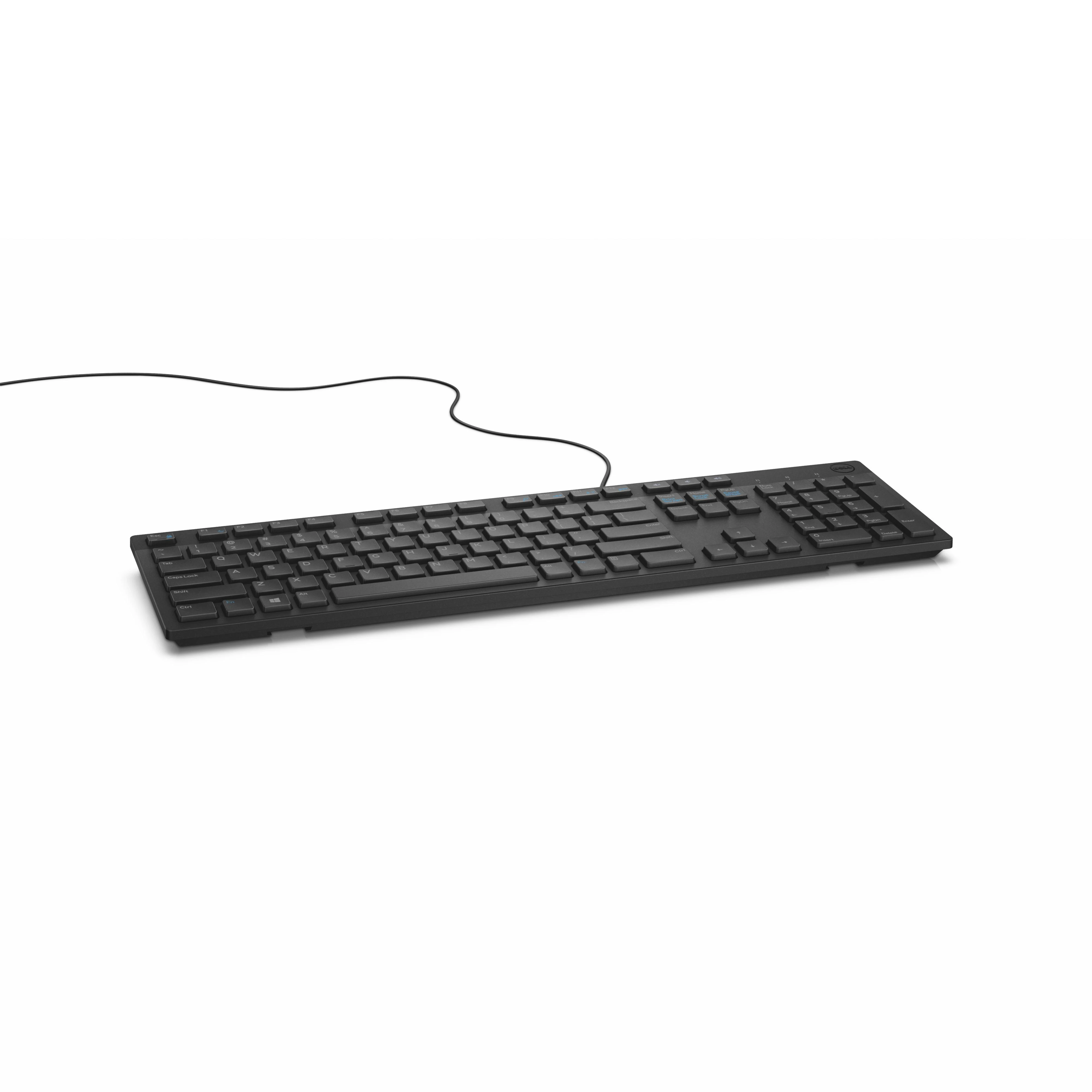Dell Technologies DELL Klaviatūra su laidu - KB216 - UK (QWERTY) - Juodas