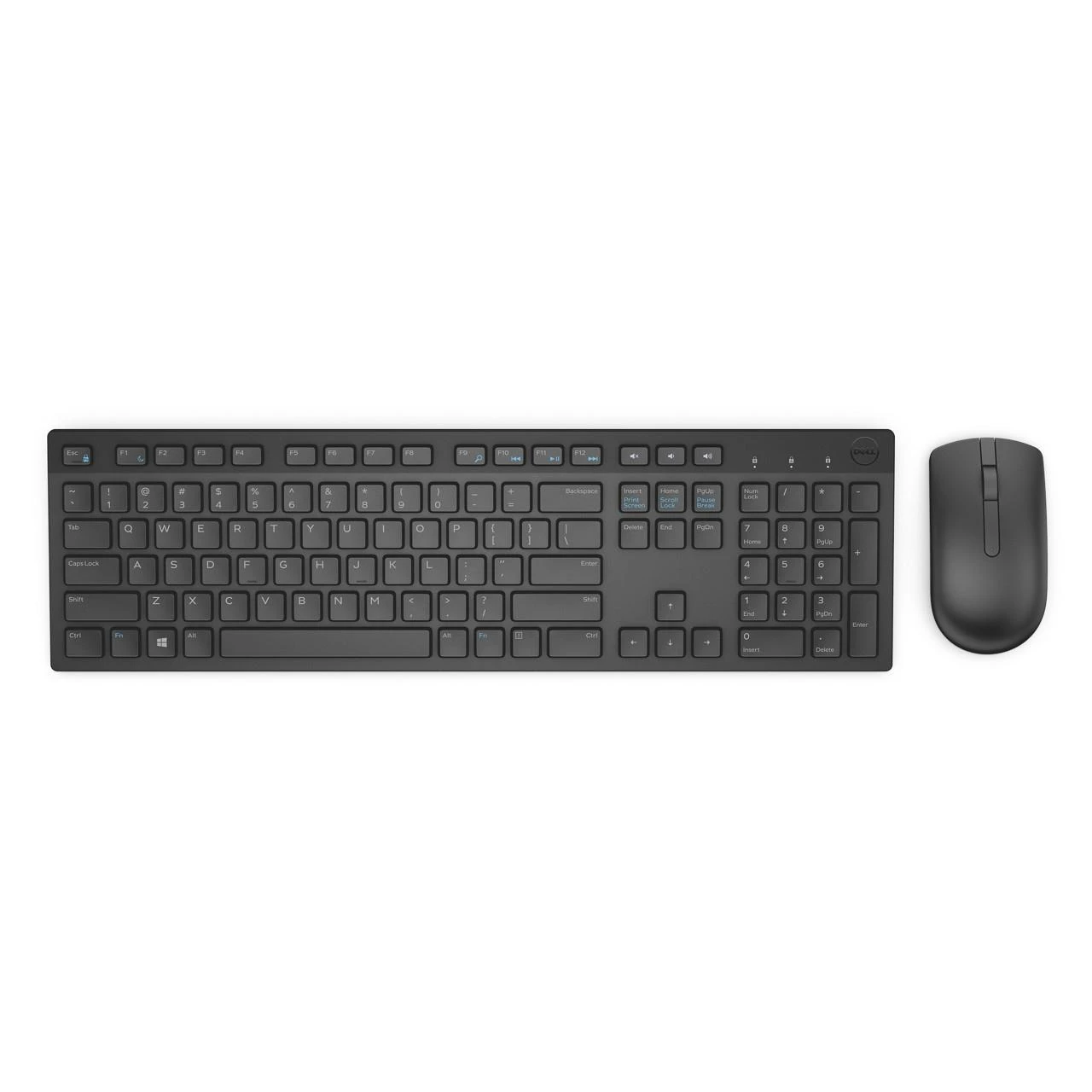 Dell Klaviatūra + Pelė (Juoda) KM636 580 ADFO QWERTZ