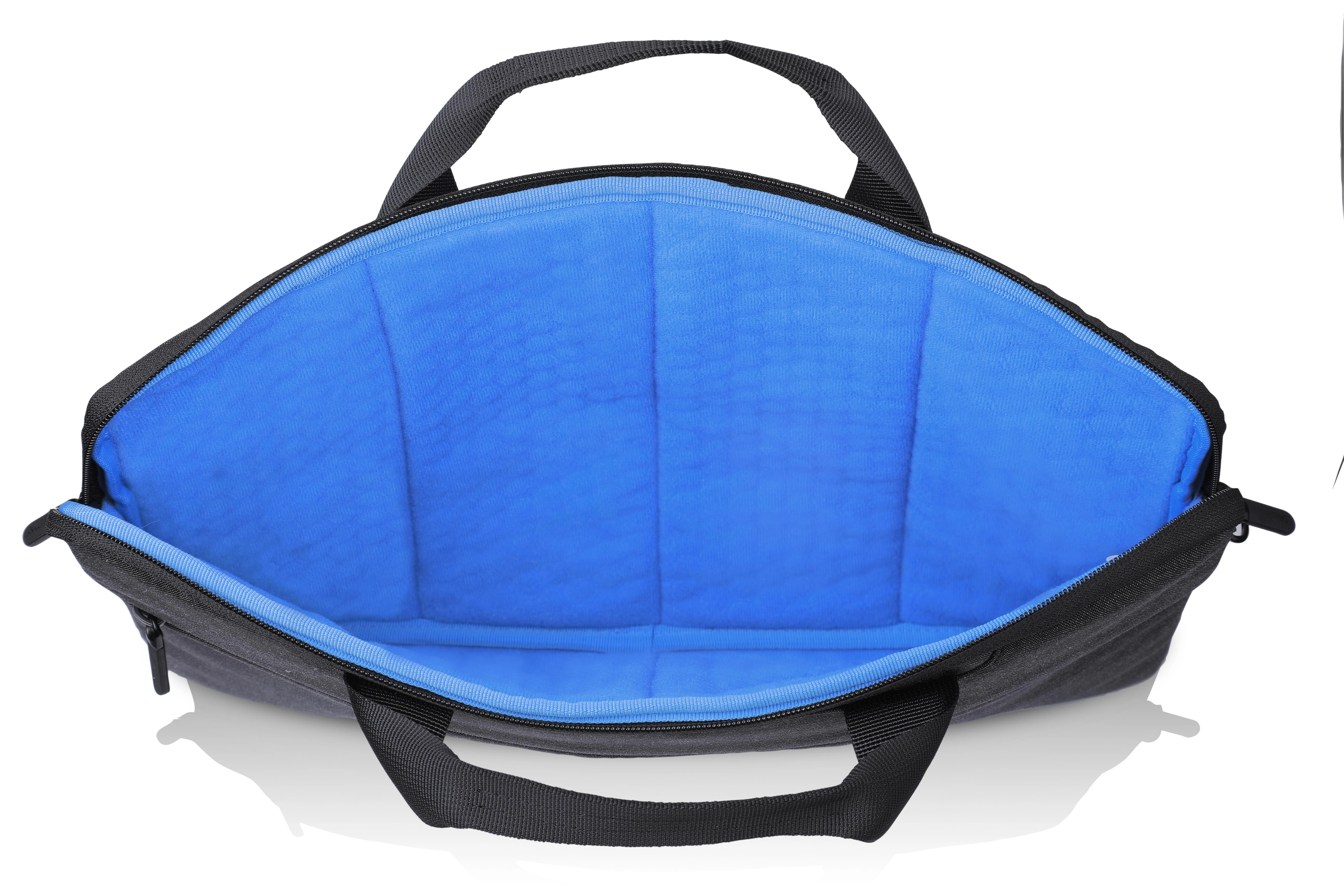 Dell Professional 460-BCFM Tinka iki 14 ", Pilkas/Mėlyna, Shoulder strap, Sleeve