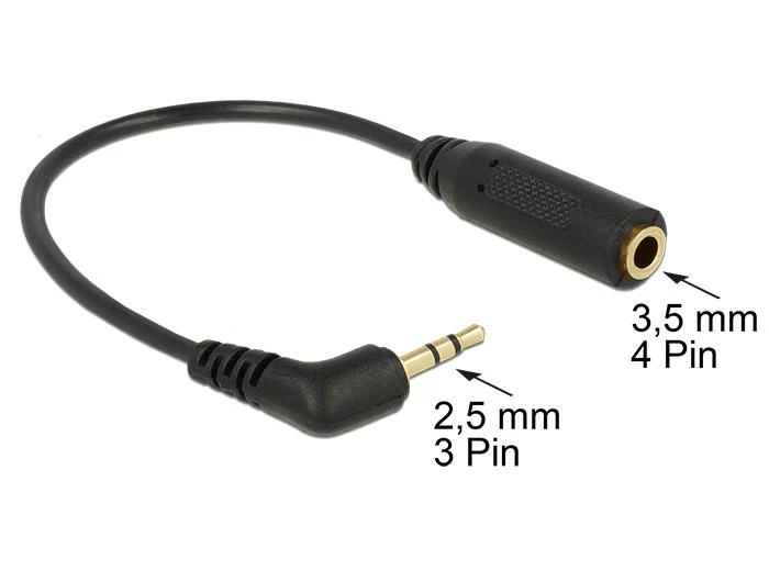 Delock 2.5mm į 3.5mm garso adapteris