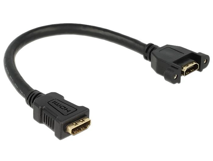 HDMI prailginimo kabelis su tvirtinimo anga, 0.25m