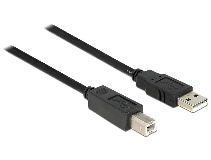 Delock Cable USB 2.0 A tipo kištukas > USB 2.0 B tipo kištukas 11 m