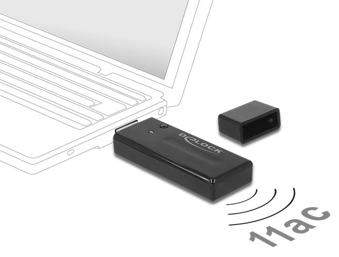 „DeLock“ WLAN USB 3.0 atmintinė dviejų dažnių juosta 2.4/5