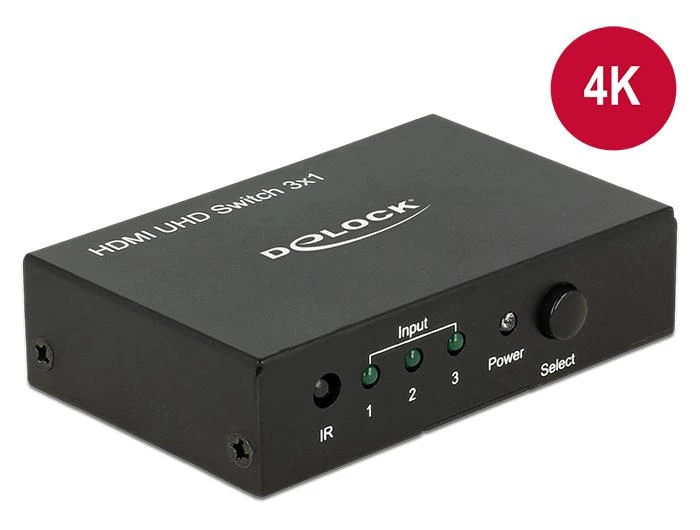 Delock HDMI jungiklis su 4K palaikymu