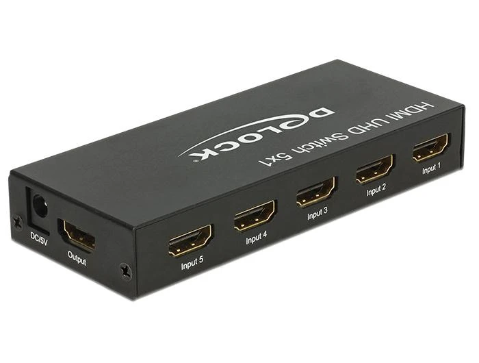 SPLITTER VIDEO DELOCK 5X HDMI -> HDMI ULTRA HD 4K