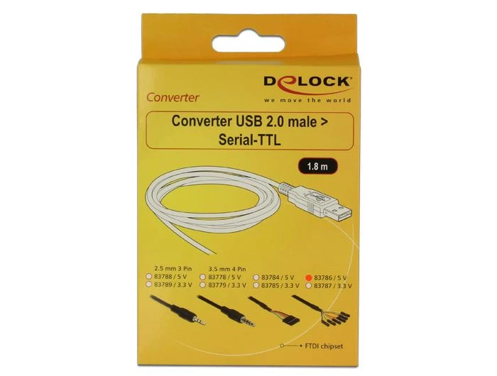 Delock 1.8m, Juodas (83786)