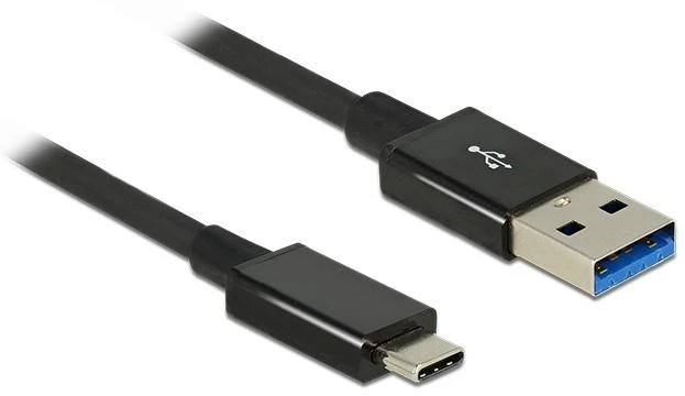 Delock Kabelis USB Digitus USB-A - USB-C 1 m Juodas (83983)
