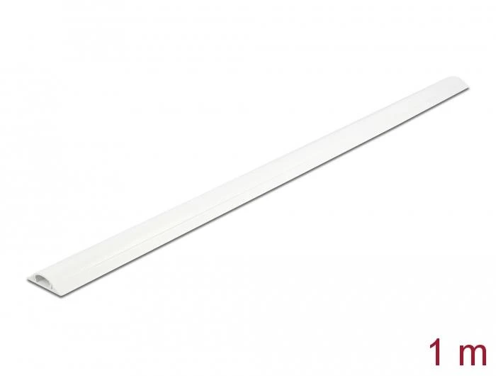Organizer Delock DELOCK Kabelkanal selbstklebend 30 x 8 mm - Länge 1 m baltas